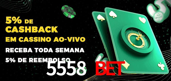 Promoções do cassino ao Vivo 5558 Bet